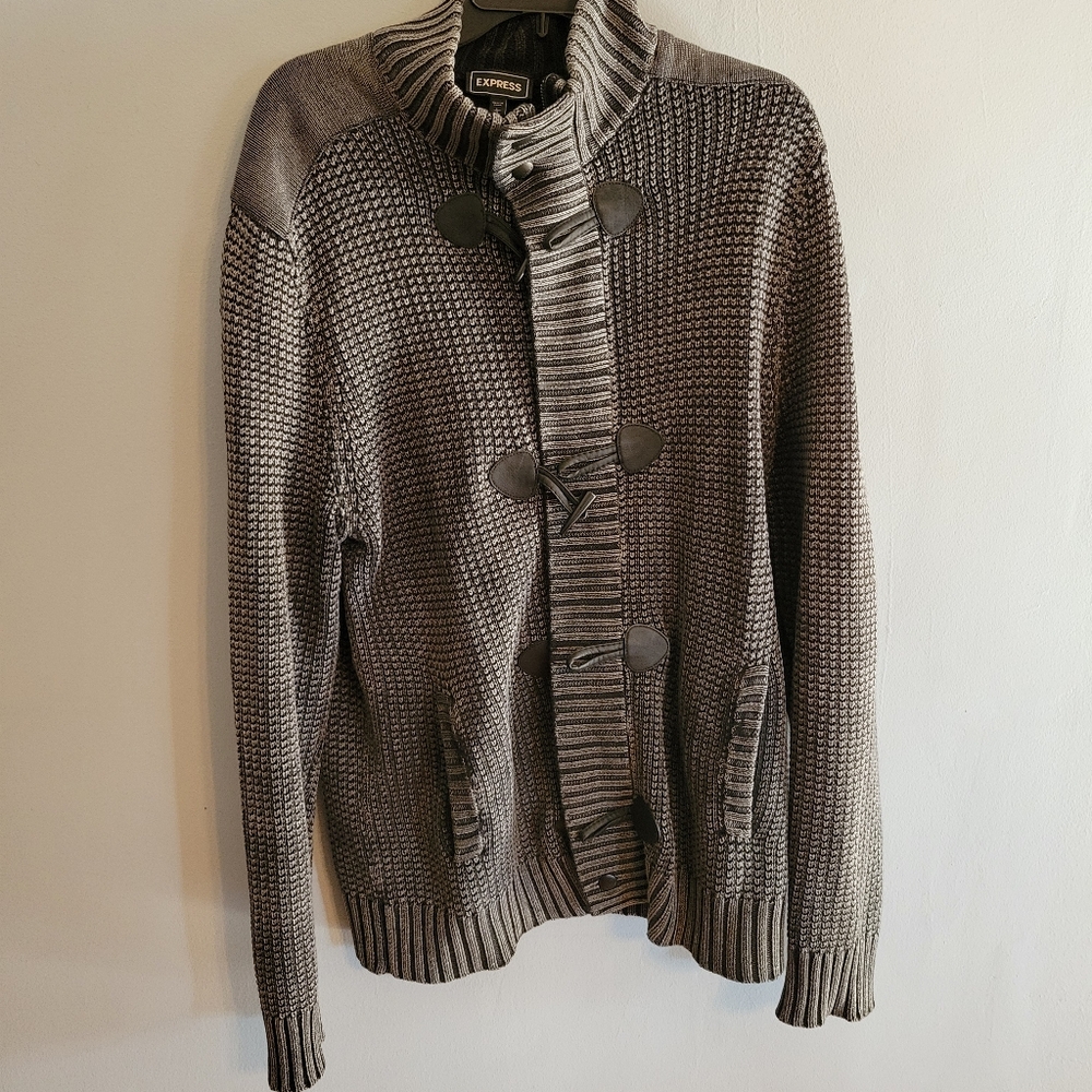 Gray express zip up jacket